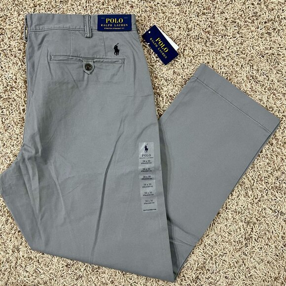 Polo Ralph Lauren Men’s Straight Washed Stretch Straight Chino Pants Size 38x30